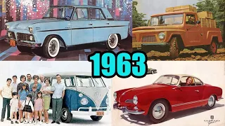 OS CARROS MAIS VENDIDOS DE 1963!