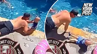 California first responder saves 1-year-old son from drowning in pool: video | New York Post