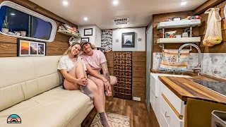 DIY Ambulance for Couple who Love Road Life & Community