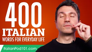 400 Italian Words for Everyday Life - Basic Vocabulary #20