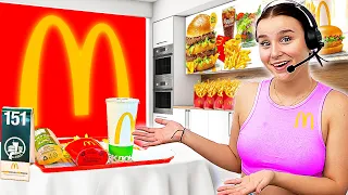 Mein EIGENER McDonalds zuhause ! 🍔🍟 (Kunden ignorieren) - Celina