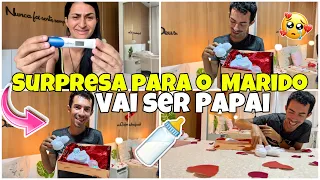 VOCÊ VAI SER PAPAI | SURPRESA PARA O MARIDO || REVELANDO A GRAVIDEZ