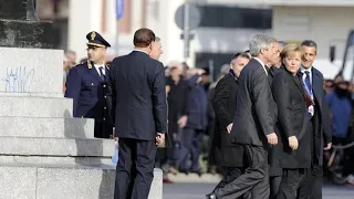 Quando Berlusconi a Trieste fece «cucù» alla cancelliera Angela Merkel