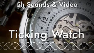 The Ticking of a Pocket Watch (5 hours of relaxing sounds and video)