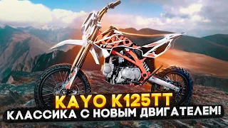 KAYO BASIC K125TT - НОВЫЙ МОТОР с чугунным блоком  / Обзор питбайка