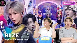 [FANCAM REACTION] RIIZE (라이즈) - Impossible | น้องข้าวเอาใจพี่ไปเลย เป็นไปได้!!