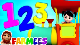 The Numbers Song | Count Numbers 1 to 10 | Nursery Rhymes & Learning Videos for Babies - Farmees