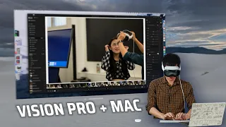 Dùng Apple Vision Pro làm màn hình cho máy Mac