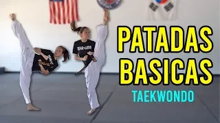 4 PATADAS BASICAS DE TAEKWONDO