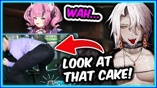 CDawgVA starts Twerking and shows off his Cake ft. Ironmouse & Aethel