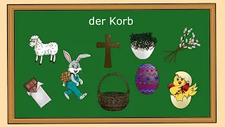 Frohe Ostern/Happy easter/Wortschatz/German vocabulary