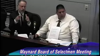 Maynard Board of Selectmen Meeting 7-26-16