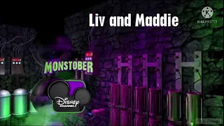 Disney Channel Monstober Liv And Maddie Bumper (Version 2) (October 2013) (RECREATED PICTURE ONLY)