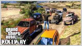 GTA 5 Roleplay - Cheap Junker Dirt Track Rally Race | RedlineRP #23