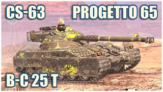 CS-63, B-C 25 t & Progetto 65 • WoT Blitz Gameplay