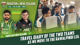 Travel Diary of the Two Teams As We Move To The Rawalpindi Leg of #PAKvNZ Series | PCB | M2B2T