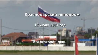 Видео 5 скаковой день   12 06 2021г  Краснодарский ипподром