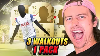 I got INSANE 3 Walkouts in 1 PACK | FIFA 22 Pack Opening