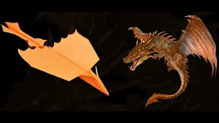 como dobrar o bumerangue em forma de dragão ver 51 | Aviões de papel origami