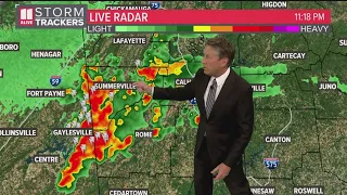 Unsettled weather pattern to bring more rain into metro Atlanta, north Georgia