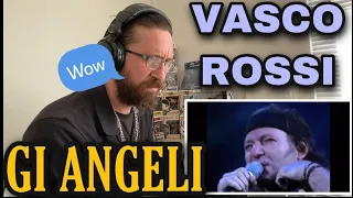 METALHEAD REACTS| VASCO ROSSI - GLI ANGELI (LIVE 1996)