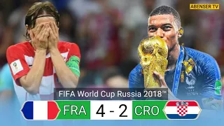 France 4-2 Croatia World Cup 2018 Final | extended highlights | عصام الشوالي 🔥🔥