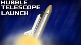 Hubble space telescope launch! SpaceFlight Simulator non DLC Space Shuttle!🚀