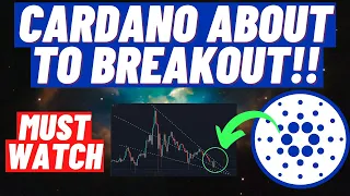 IMPORTANT: CARDANO ADA ABOUT TO BREAKOUT!! HAVE WE BOTTOMED? BULL RUN READY TO CONTINUE? MUST WATCH!
