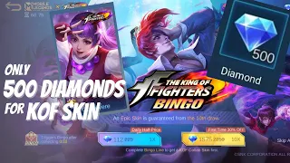 I've got KOF skin for only 500 Diamonds | KOF Phase 2 event - Mobile Legends