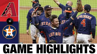 George Springer homers twice for Astros in 3-2 win | D-backs-Astros Game Highlights 9/20/20