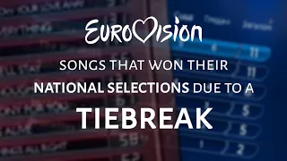 Eurovision: National Selections that Ended in a Tie