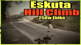 Eskuta 250w electric bike can it go up a steep hill? Hill climb Extreme!