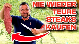 METZGER HASSEN DIESEN TRICK ! ZARTE STEAKS AUS ZÄHEM SCHMORFLEISCH !--- Klaus grillt