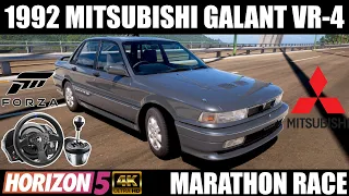 Forza Horizon 5 - 1992 Mitsubishi Galant VR-4 Stock | Marathon Race | Thrustmaster T300 RS | TH8A