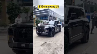 BYD yangwang U8 can make a tank turn!!#shorts #byd #yangwang