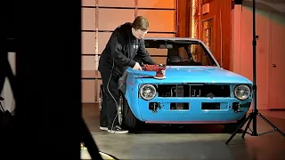 Polishing and Coating a 1977 Volkswagen Rabbit.