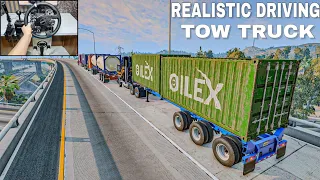 Realistic Driving Heavy Haulage With The Gavril T-Series - BeamNG.Drive | Moza R5 4K