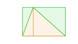 Area of triangle - visual proof