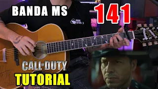 Cómo tocar "141" de Banda MS, Call of Duty en Guitarra (Tutorial + PDF GRATIS)