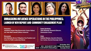 Unmasking Influence Operations in the Philippines