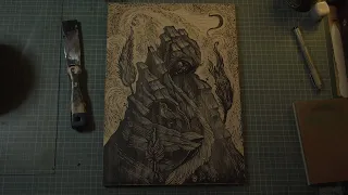 Memento | Process of Woodcut