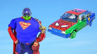 Superheroes Car