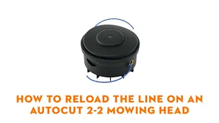 How To Reload The Line On An AutoCut 2-2 Mowing Head | STIHL GB