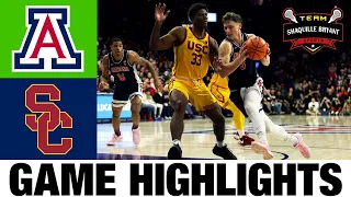 #5 Arizona vs USC Highlights | NCAA Men's Basketball | 2024 College Basketball