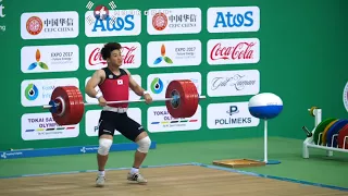 Yu Dongju (85) - 194kg Clean and Jerk @ 2017 Asian Championships