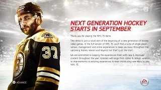 Обзор NHL 15 DEMO PS4