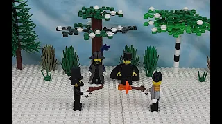 Дуэль Пушкина и Дантеса лего анимация lego the duel of Pushkin and Dantes