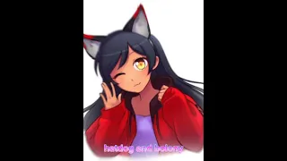 Aphmau and Aaron singing chicken wing