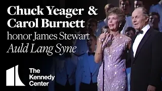 Chuck Yeager and Carol Burnett - Auld Lang Syne (James Stewart Tribute) - 1983 Kennedy Center Honors