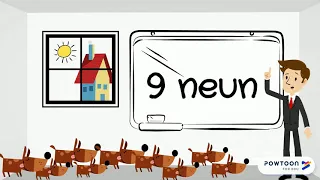 German numbers one to ten 1-10 learn german numbers